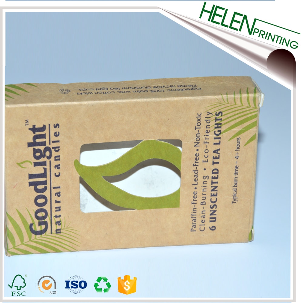 牛皮紙窗口展示盒印刷