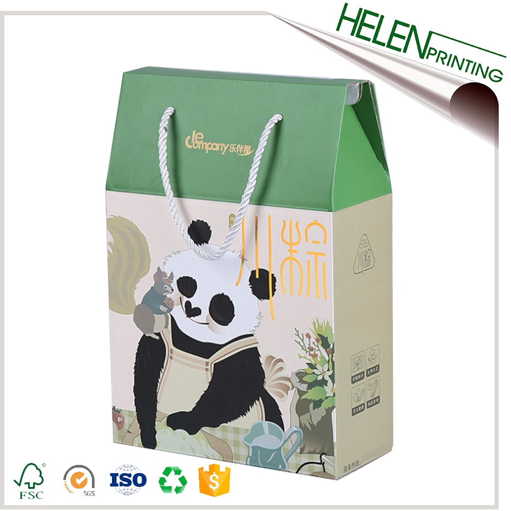 手提繩瓦楞盒印刷